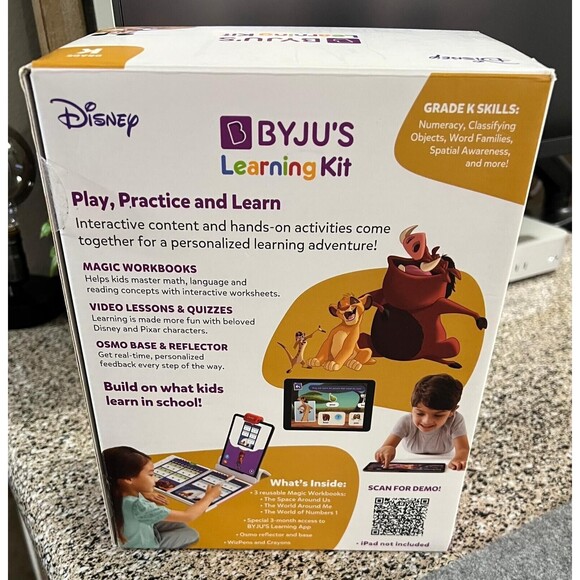 Disney BYJU’S Learning Kit: Grade K Essential Edition (App + Workbooks + Osmo) - Picture 13 of 13